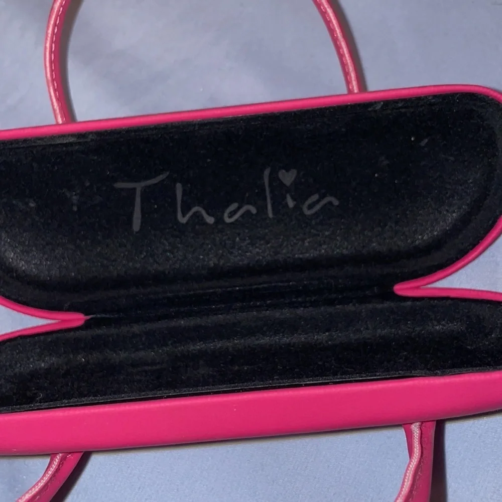 Thalia pink glasses hard case